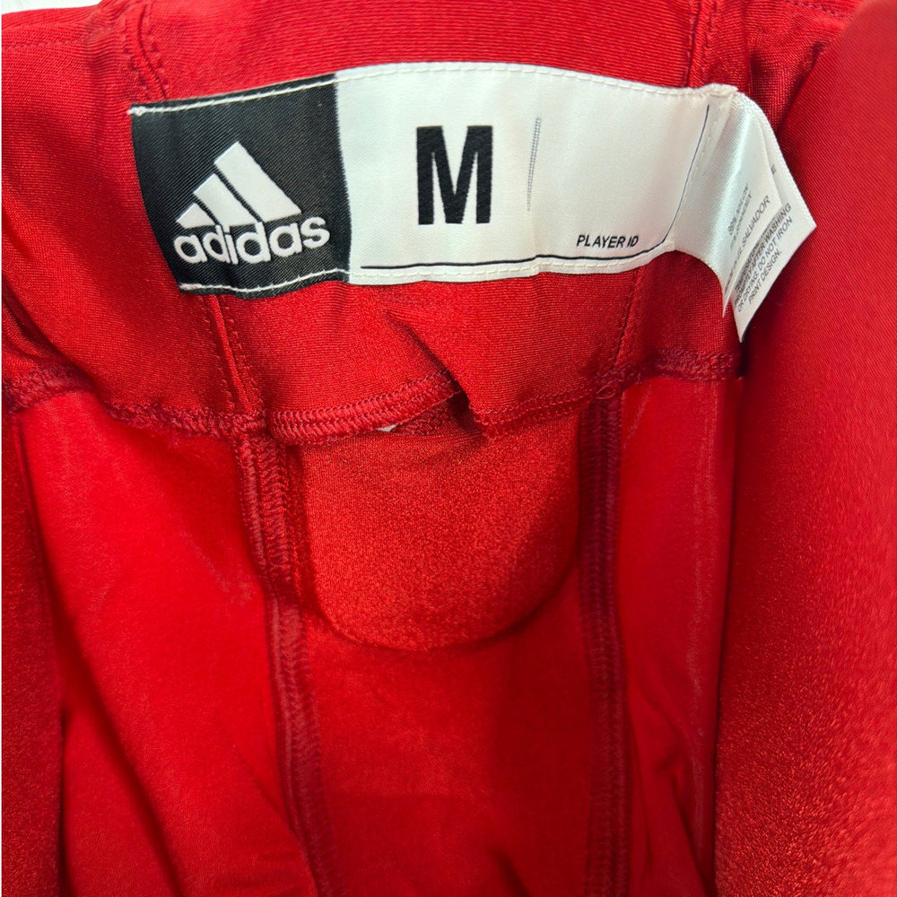 NWT Adidas Integrated Red Football Pants With Pads Mens Size Medium - Picture 5 of 7